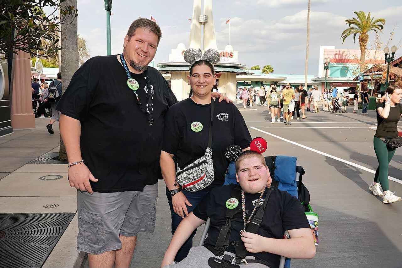 Angelman family at Disney